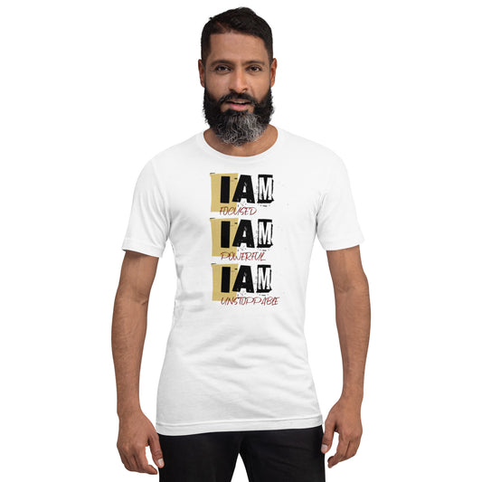 I am strong. I am focused. I am ready.
Claim your identity with the PowerWear “I Am” tee for men—available now, only at PowerWear Tee’z.