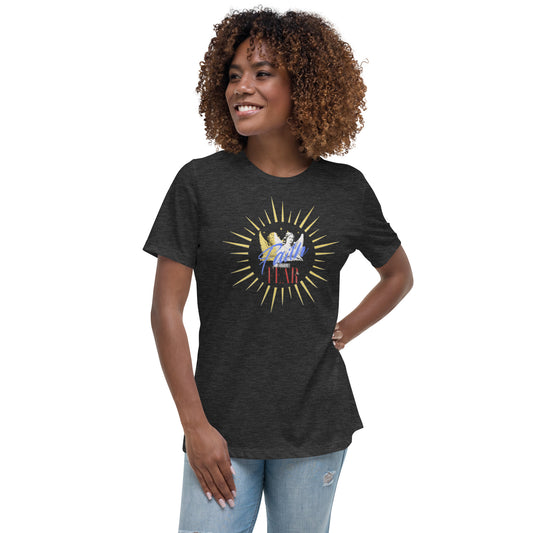 Crafted from super-soft, high-quality cotton, this shirt features a relaxed, feminine fit that’s perfect for layering or wearing solo. The inspirational “Faith Over Fear” design makes it an empowering choice for casual wear, Bible study groups, prayer walks, or simply living boldly.