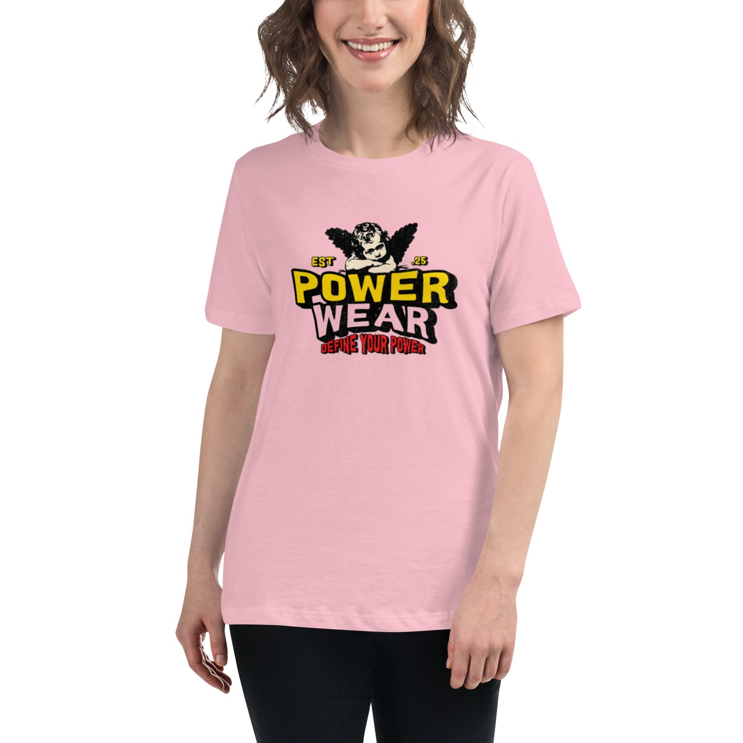 Made from super-soft, premium cotton, this tee features a flattering relaxed fit that feels as good as it looks. Whether you're pushing through your next workout, building your dream, or simply showing up for yourself—this shirt delivers comfort, quality, and confidence.