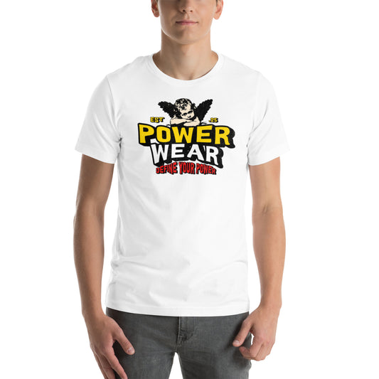 Crafted from 100% premium ring-spun cotton, this t-shirt offers a structured yet comfortable fit that’s perfect for training days, rest days, and everything in between. The clean PowerWear logo design makes it a versatile essential—ideal for layering, styling solo, or pairing with your favorite streetwear.
